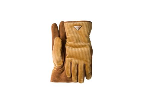 Prada Corduroy Gloves 